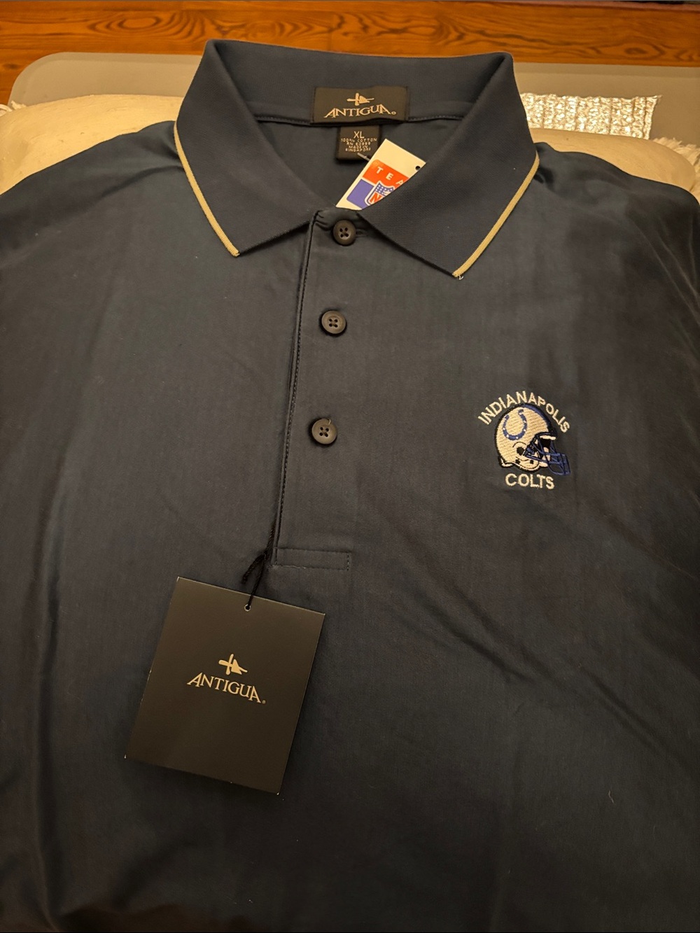ANTIGUA NFL Indianapolis Colts polo